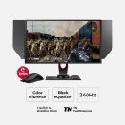 ZOWIE XL2740 27" 1080p 240Hz Gaming Monitor Bundle with ZOWIE C Series Gaming Mouse